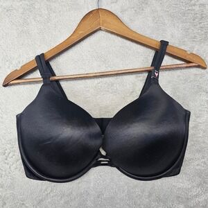 Victorias Secret Very Sexy Push-Up Bra Black Rhinestone Detail 36DDD NEW